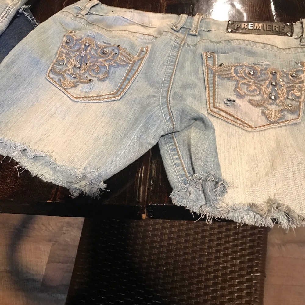 Premier cutoff jean shorts size 5/6